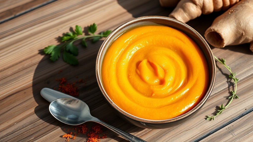 purée de patate douce crémeuse