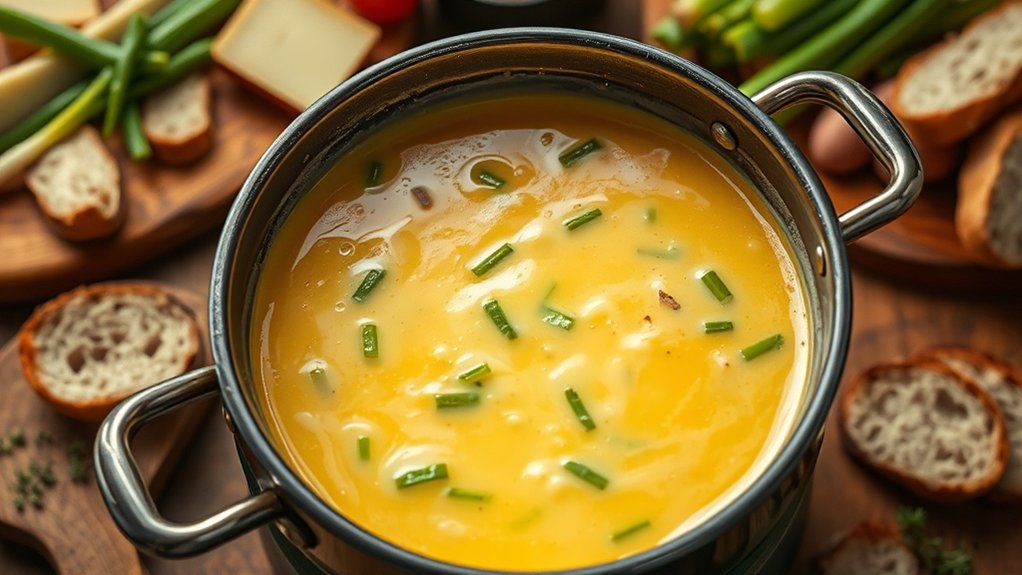 ingrédients essentiels pour une fondue crémeuse