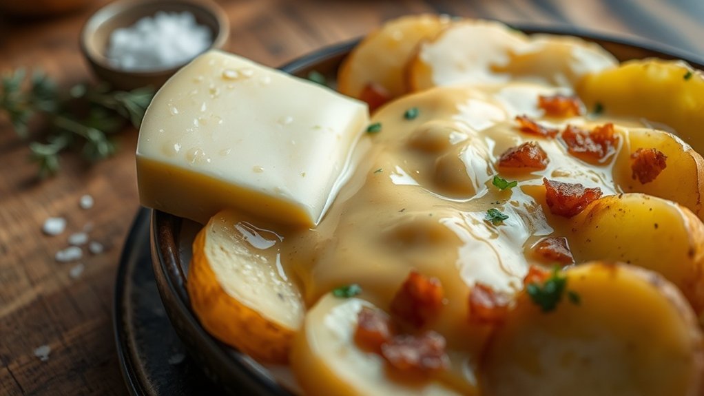 sauce crémeuse au reblochon luxueuse