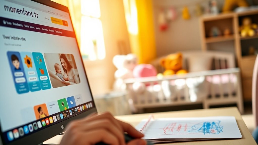 la recherche de garde d'enfants facilitée