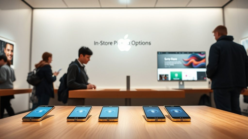 modifier les options de retrait en magasin