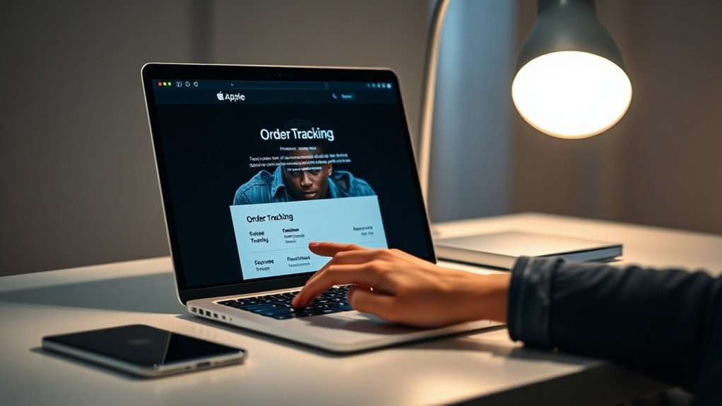 suivez votre commande Apple