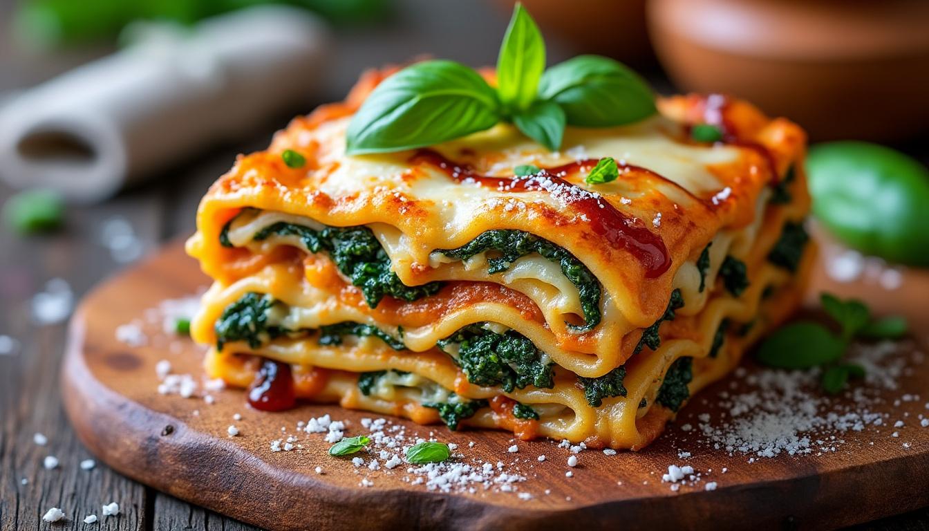 apprenez à préparer des lasagnes savoureuses avec notre recette traditionnelle facile à suivre, idéale pour un repas convivial et délicieux.