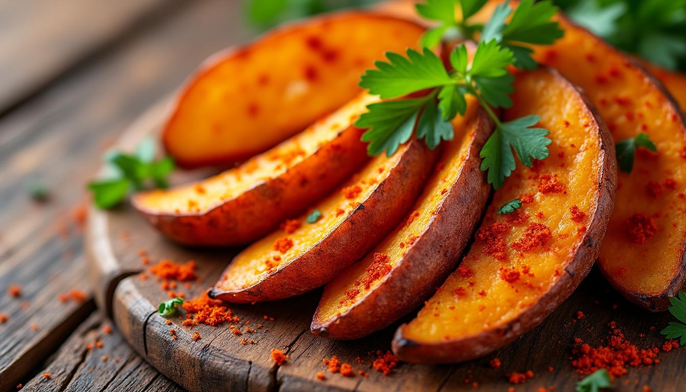 découvrez une recette facile et délicieuse de patate douce au four, parfaite pour un repas sain et rapide.