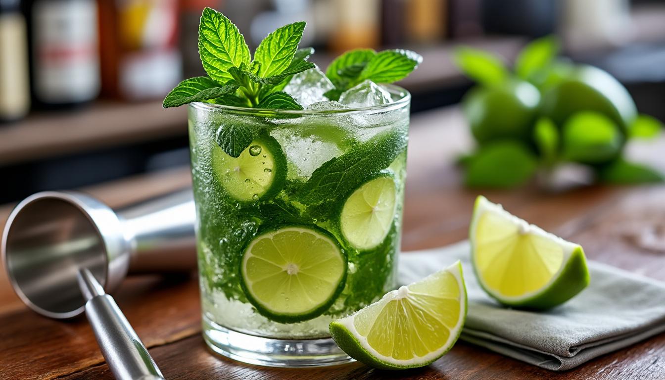 découvrez notre recette facile pour préparer un mojito rafraîchissant chez vous et savourez un cocktail parfait en quelques minutes.