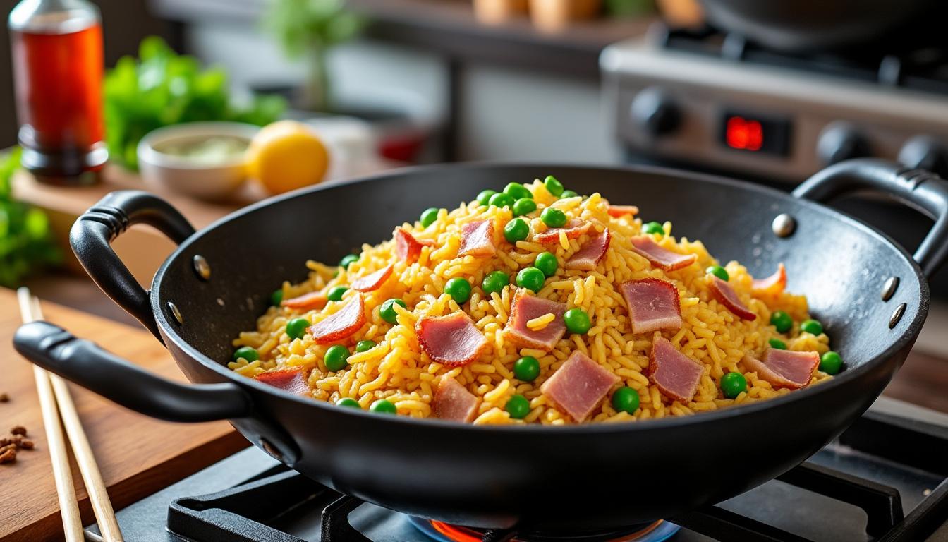 découvrez notre recette facile du riz cantonais, un plat traditionnel chinois savoureux. suivez nos étapes simples pour réussir ce classique chez vous.