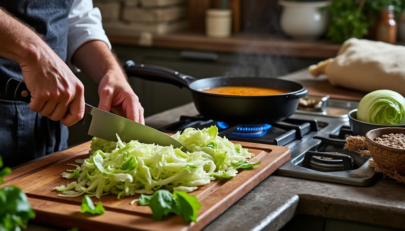 découvrez une recette facile de chou vert pour préparer un repas sain et gourmand en quelques minutes. parfait pour allier nutrition et plaisir à table.