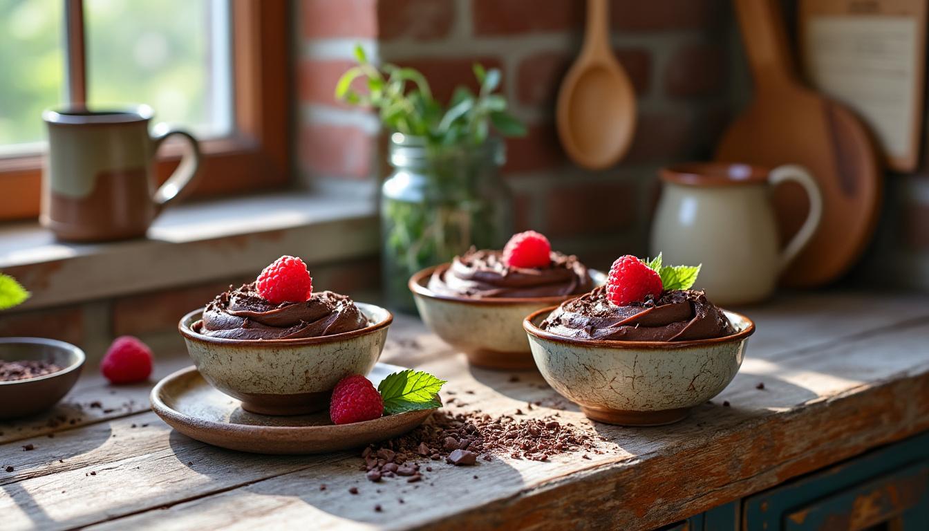 découvrez notre recette facile de mousse au chocolat légère et onctueuse, idéale pour un dessert gourmand et rapide à préparer. parfaite pour toutes les occasions !