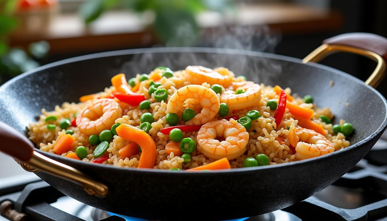 découvrez notre recette facile et authentique du riz cantonais pour un plat savoureux et rapide à préparer chez vous.