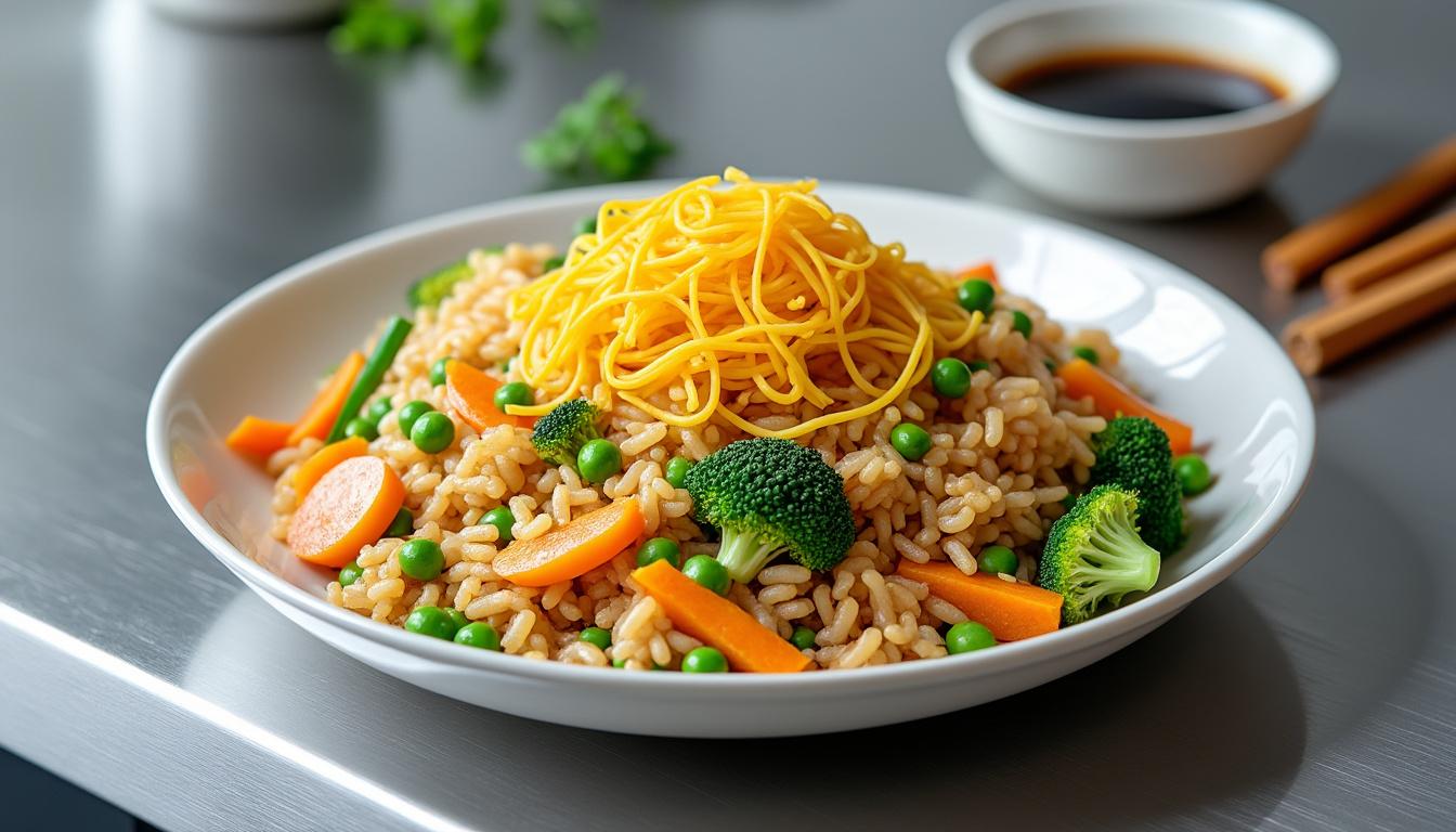 découvrez une recette facile et authentique du riz cantonais, parfaite pour un repas savoureux et rapide à préparer.