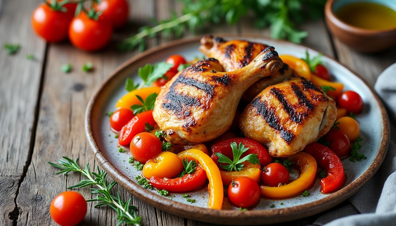 découvrez une recette facile et savoureuse de poulet basquaise, un plat traditionnel du sud-ouest de la france, parfait pour un repas convivial et gourmand.